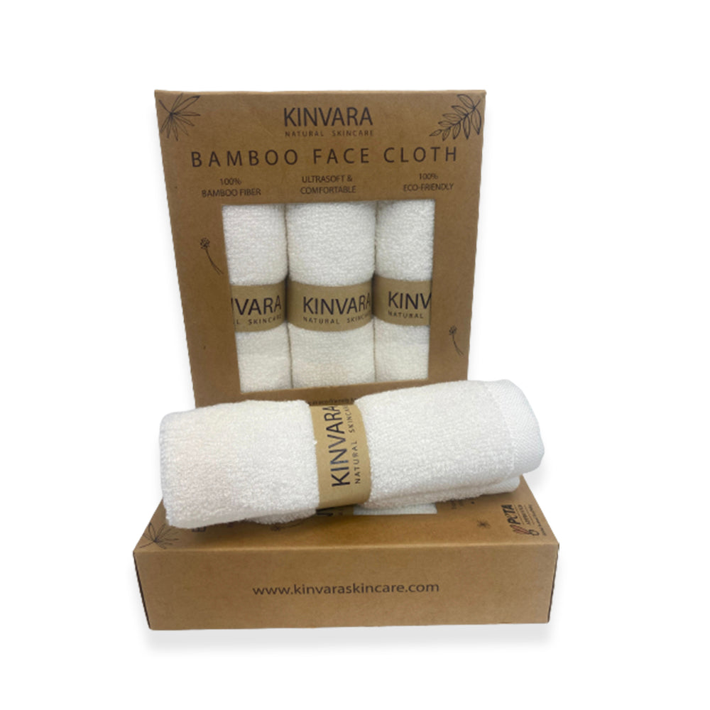 Bamboo Branded Facecloth 3pk